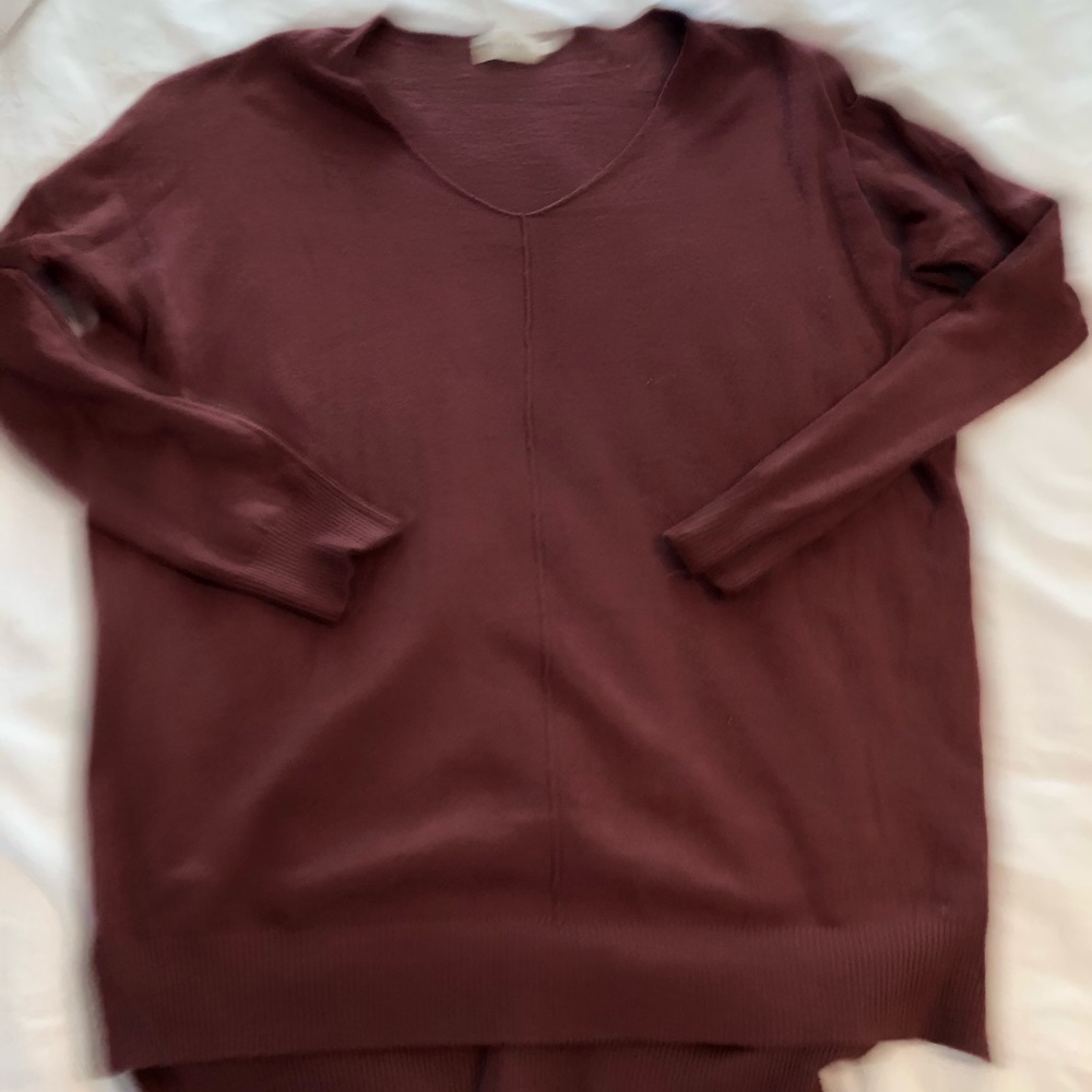 Dreamers Mauve 3/4 sleeve super soft sweater